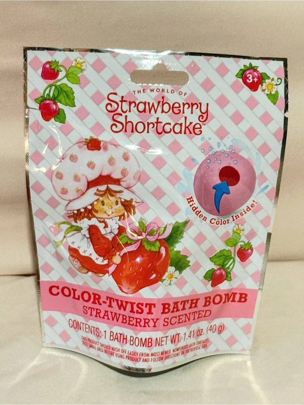 Strawberry-Themed Kids Beauty Accessory Set in Pink and Red - New